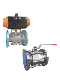 Ball Valve Full Bore 3 Pcs F/End