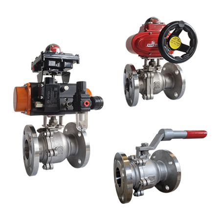 Ball Valve Full Bore 2 Pcs